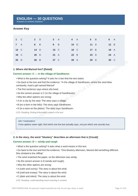 Solutions preview