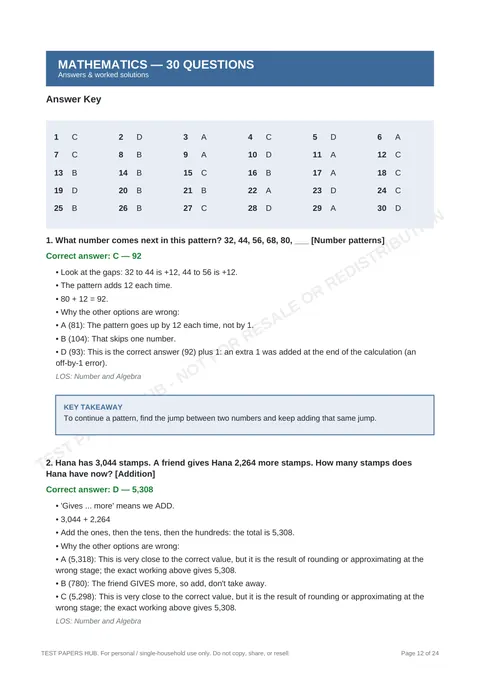 Solutions preview