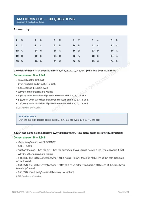Solutions preview