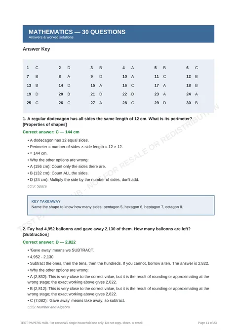 Solutions preview