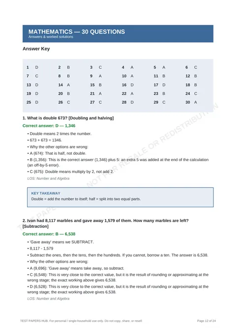 Solutions preview