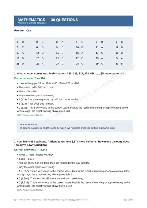 Solutions preview
