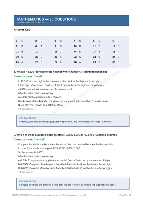 Solutions preview