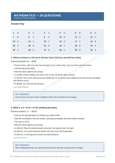 Solutions preview
