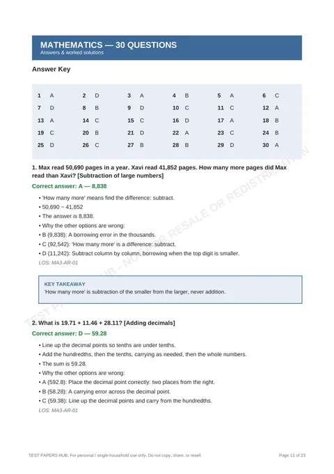 Solutions preview