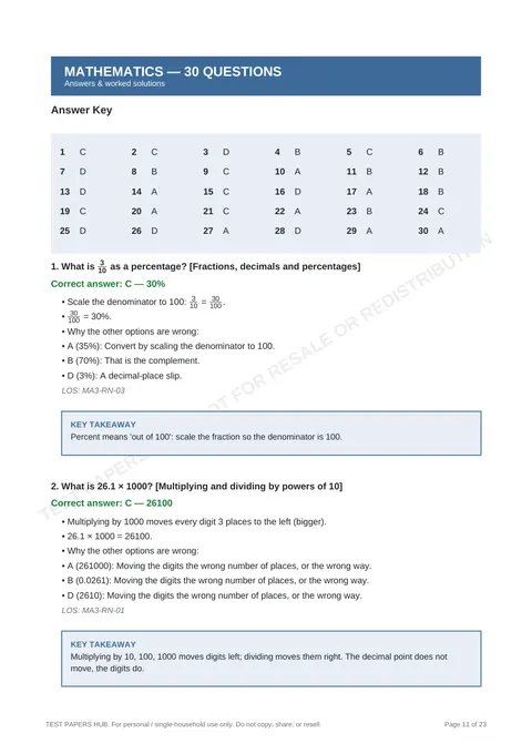 Solutions preview