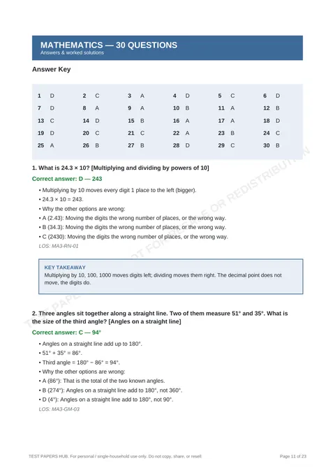 Solutions preview