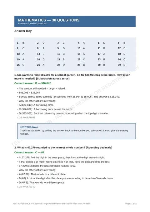 Solutions preview