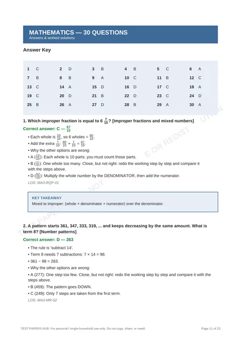 Solutions preview