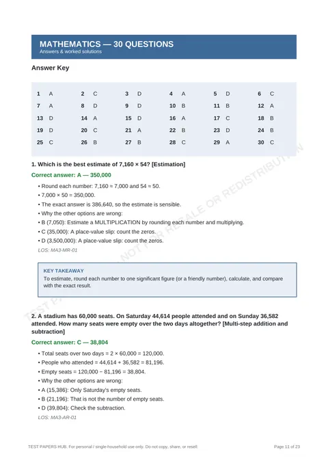 Solutions preview