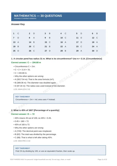 Solutions preview
