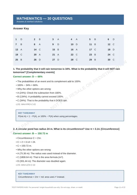 Solutions preview