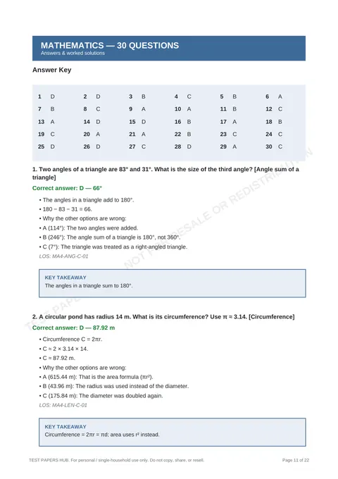 Solutions preview