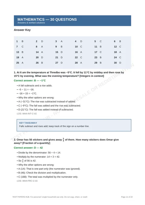 Solutions preview