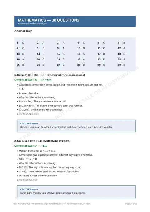Solutions preview