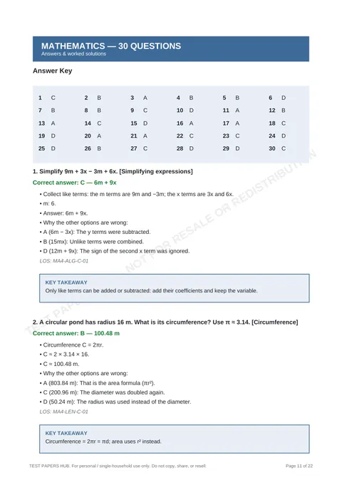 Solutions preview