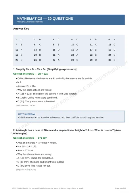 Solutions preview