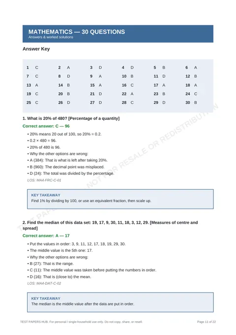 Solutions preview