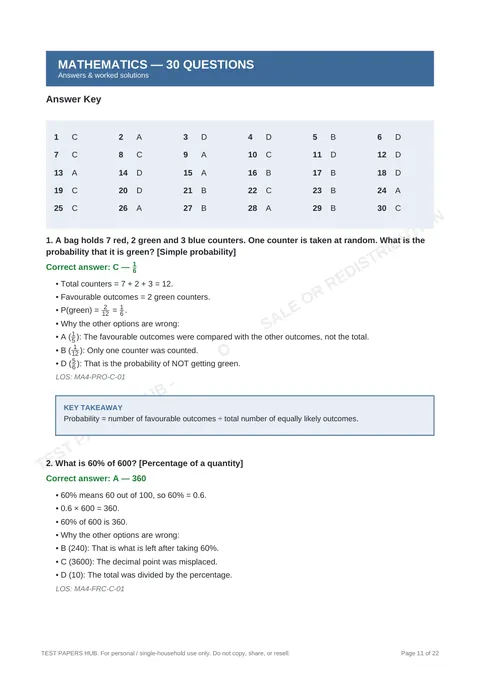 Solutions preview