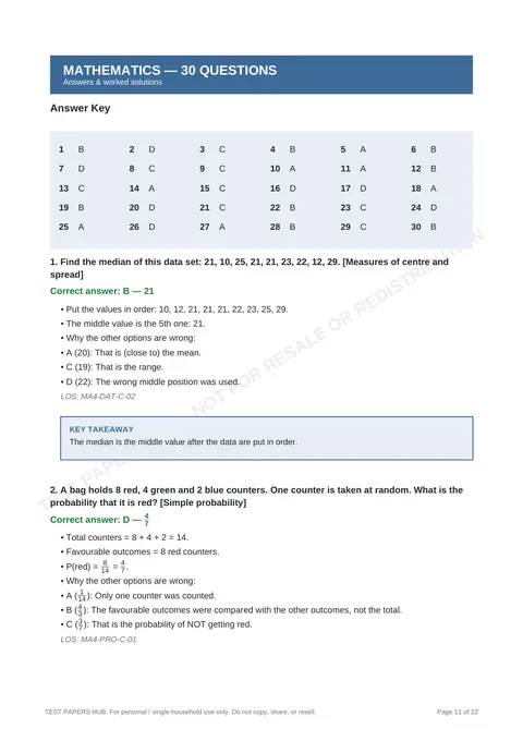 Solutions preview