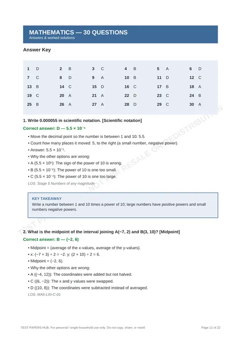 Solutions preview