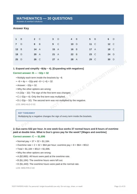 Solutions preview