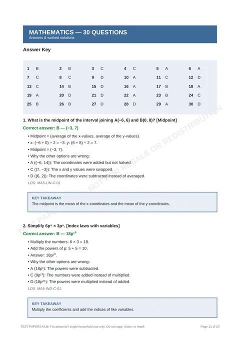 Solutions preview