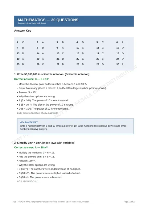 Solutions preview
