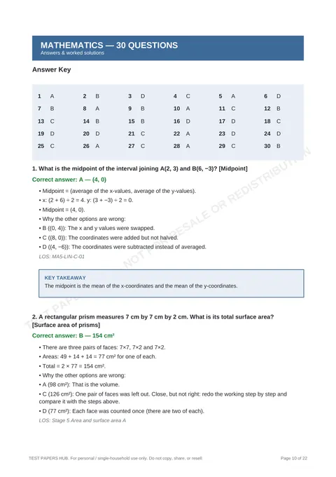 Solutions preview