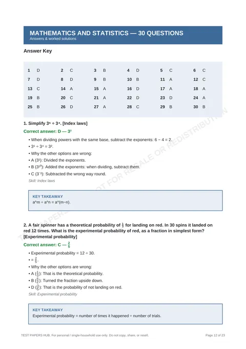 Solutions preview