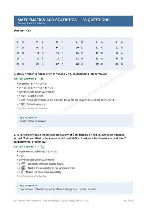 Solutions preview