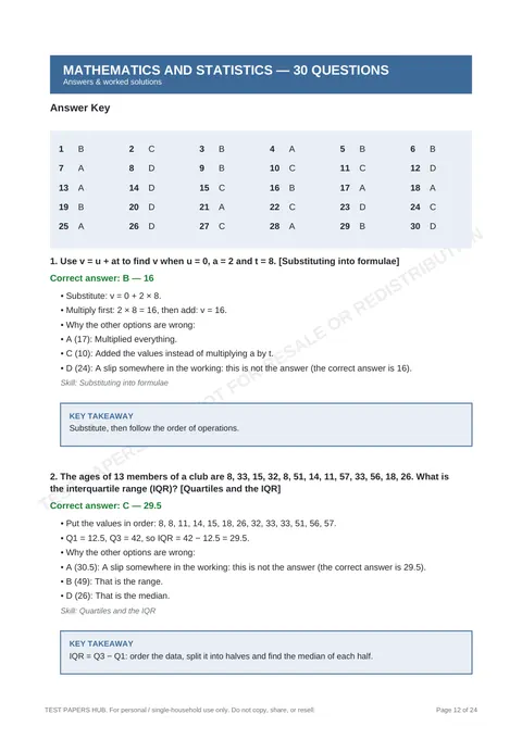 Solutions preview
