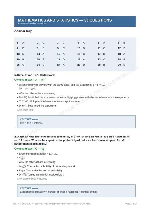 Solutions preview