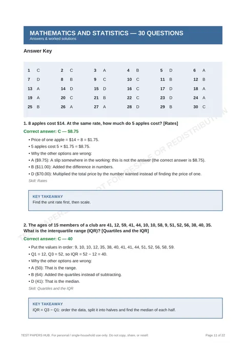 Solutions preview