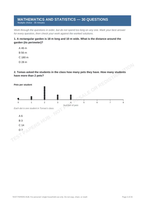Questions preview