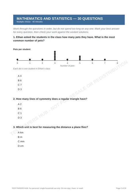Questions preview