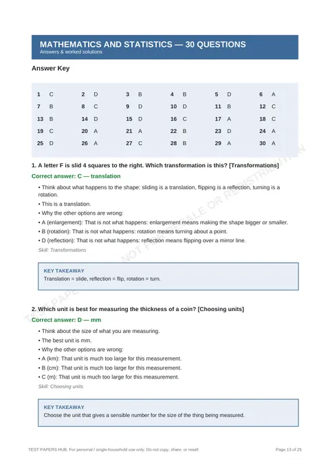 Solutions preview