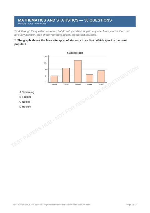Questions preview
