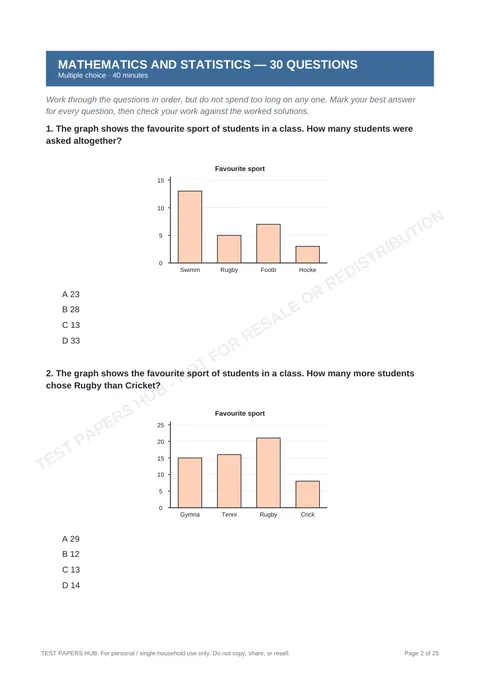Questions preview