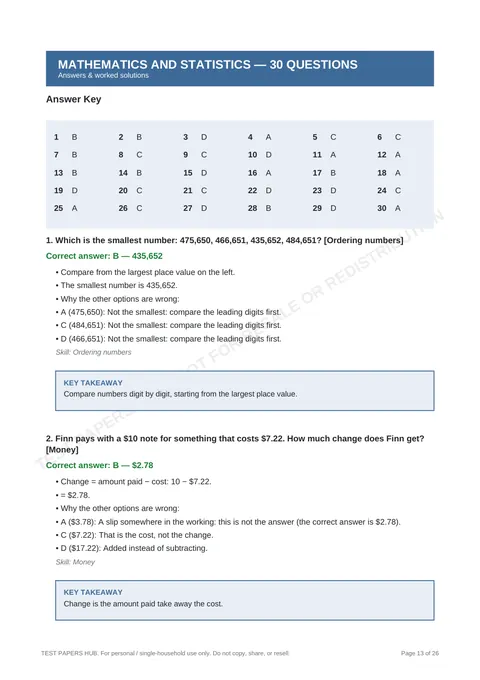 Solutions preview
