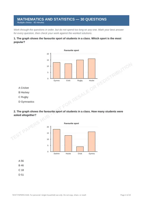 Questions preview
