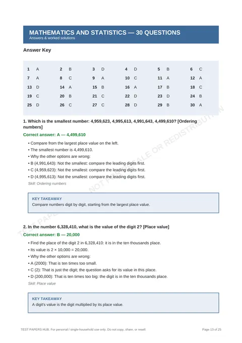 Solutions preview