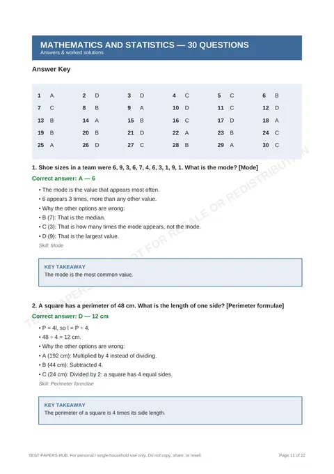 Solutions preview