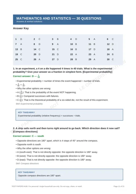 Solutions preview