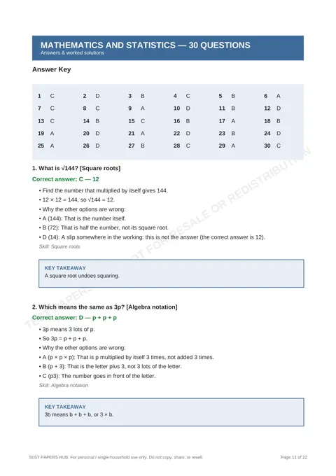 Solutions preview