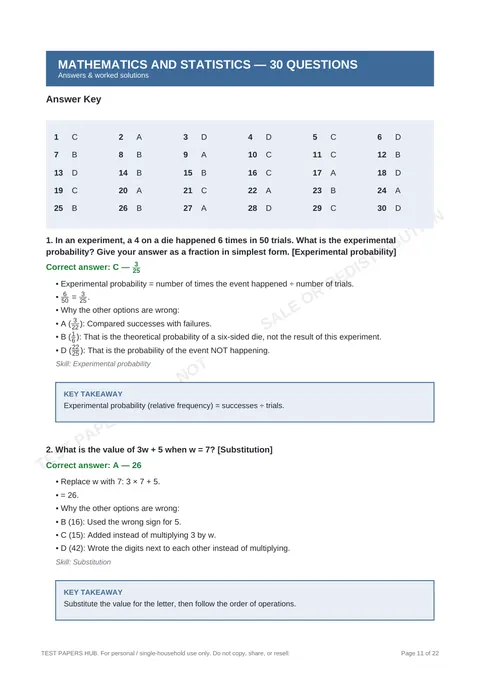 Solutions preview
