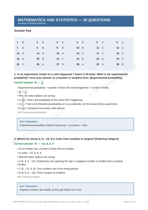 Solutions preview