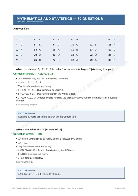 Solutions preview