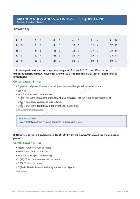 Solutions preview