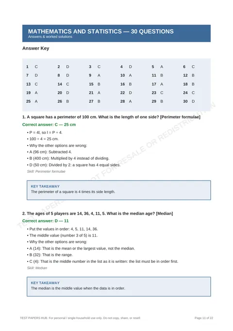 Solutions preview